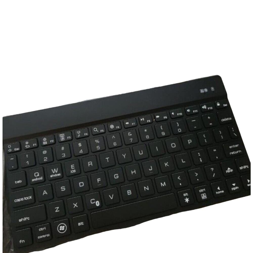 F3S/FS Bluetooth Black Keyboard and Black Protective Case for iPad 11 or Tablet